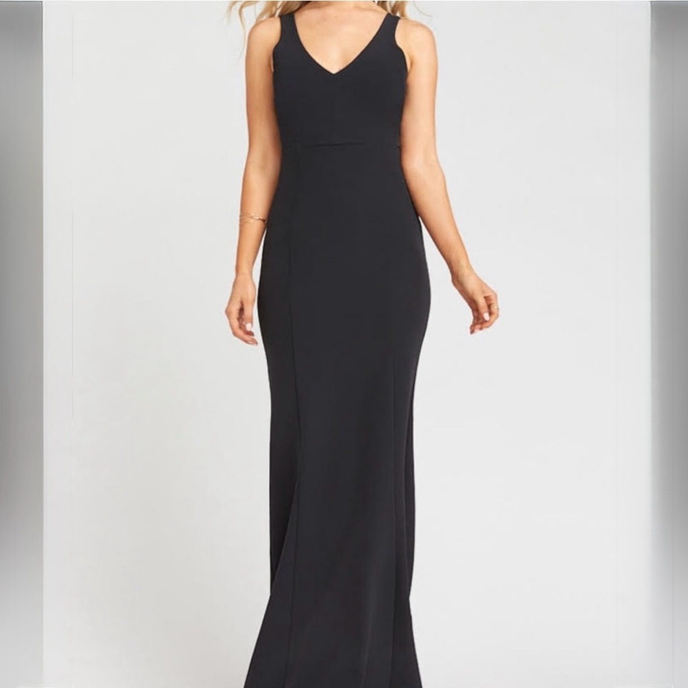 Brand New Show Me Your Mumu Black Morgan Evening Gown - Size Medium